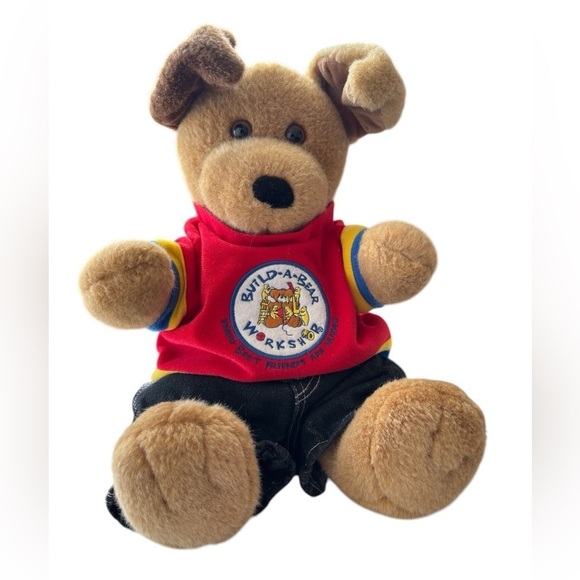 Build A Bear Workshop Retired Puppy Dog Baby Bearemy 12" Plush Stuffed Animal - Picture 3 of 11